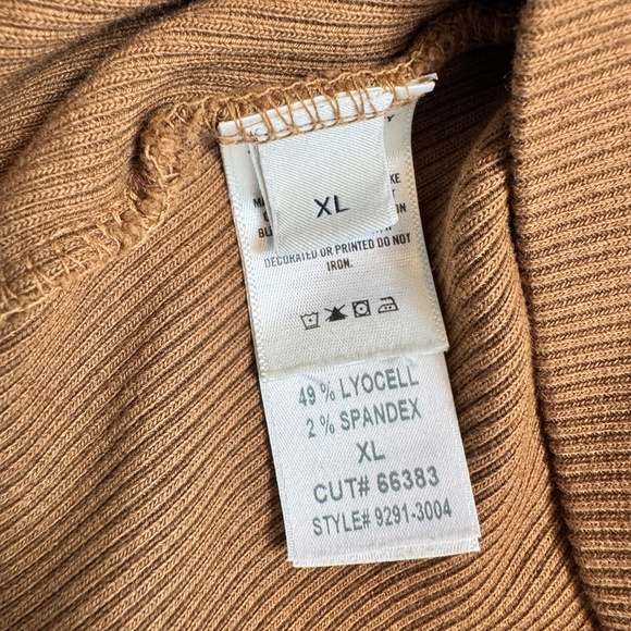 NWOT Citizens of Humanity Emi Twist Cami Tank Size XL Malt Ball Brown Y2K - Picture 11 of 12